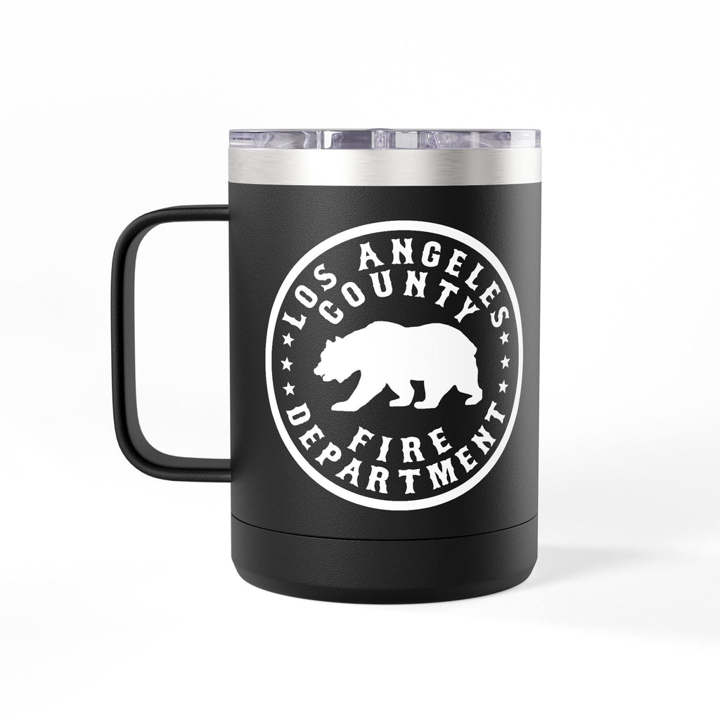 BEAR CRAWL - 15 oz. Coffee Mug -Los Angeles County Fire Department - Firefighter