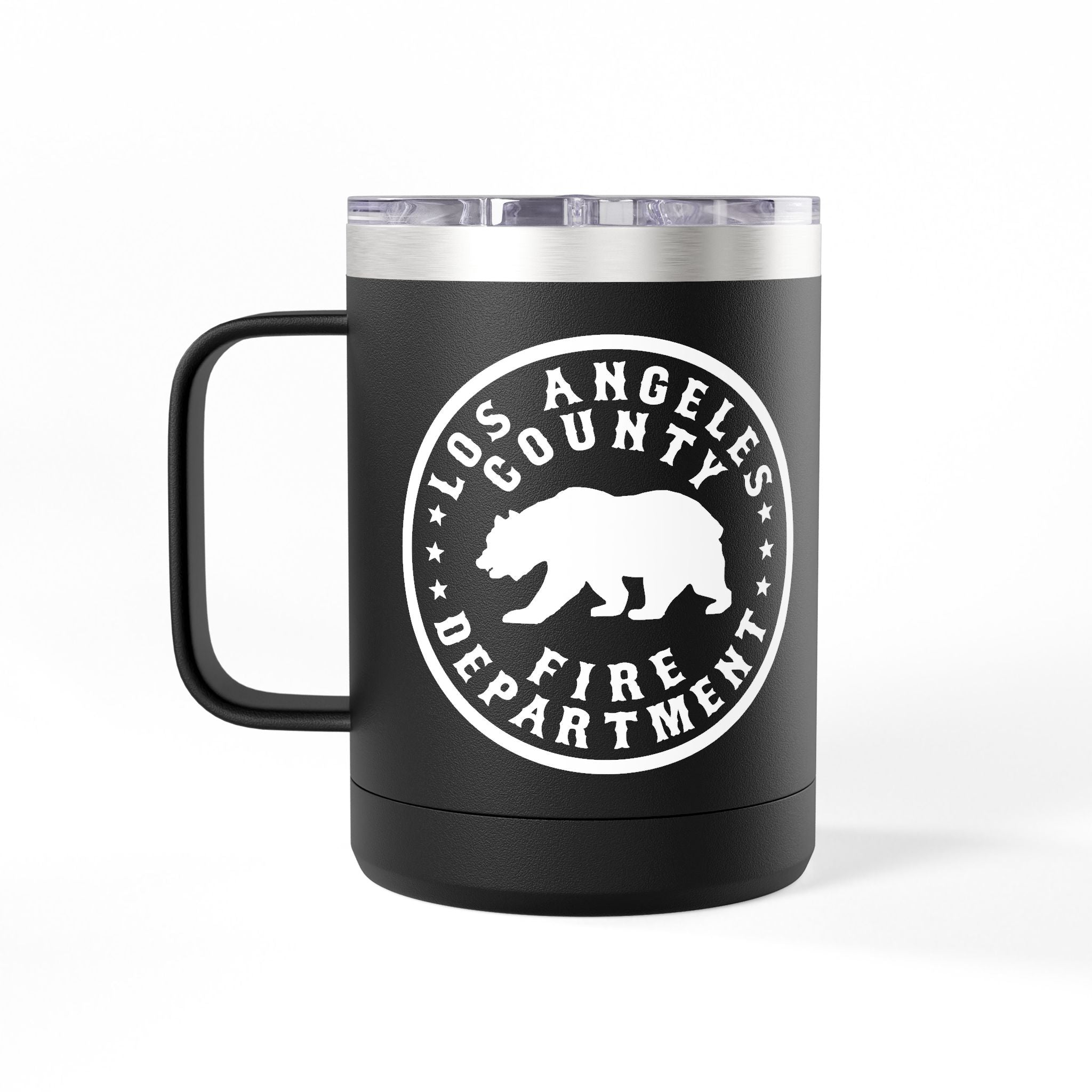 BEAR CRAWL - 15 oz. Coffee Mug -Los Angeles County Fire Department - Firefighter