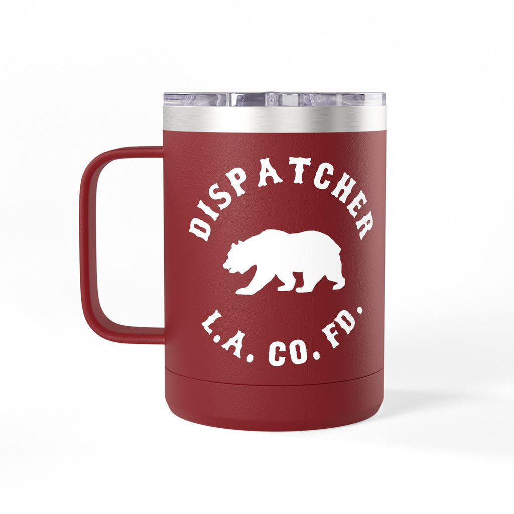 DISPATCHER - Los Angeles County Fire Department Mug Tumbler, 15OZ.