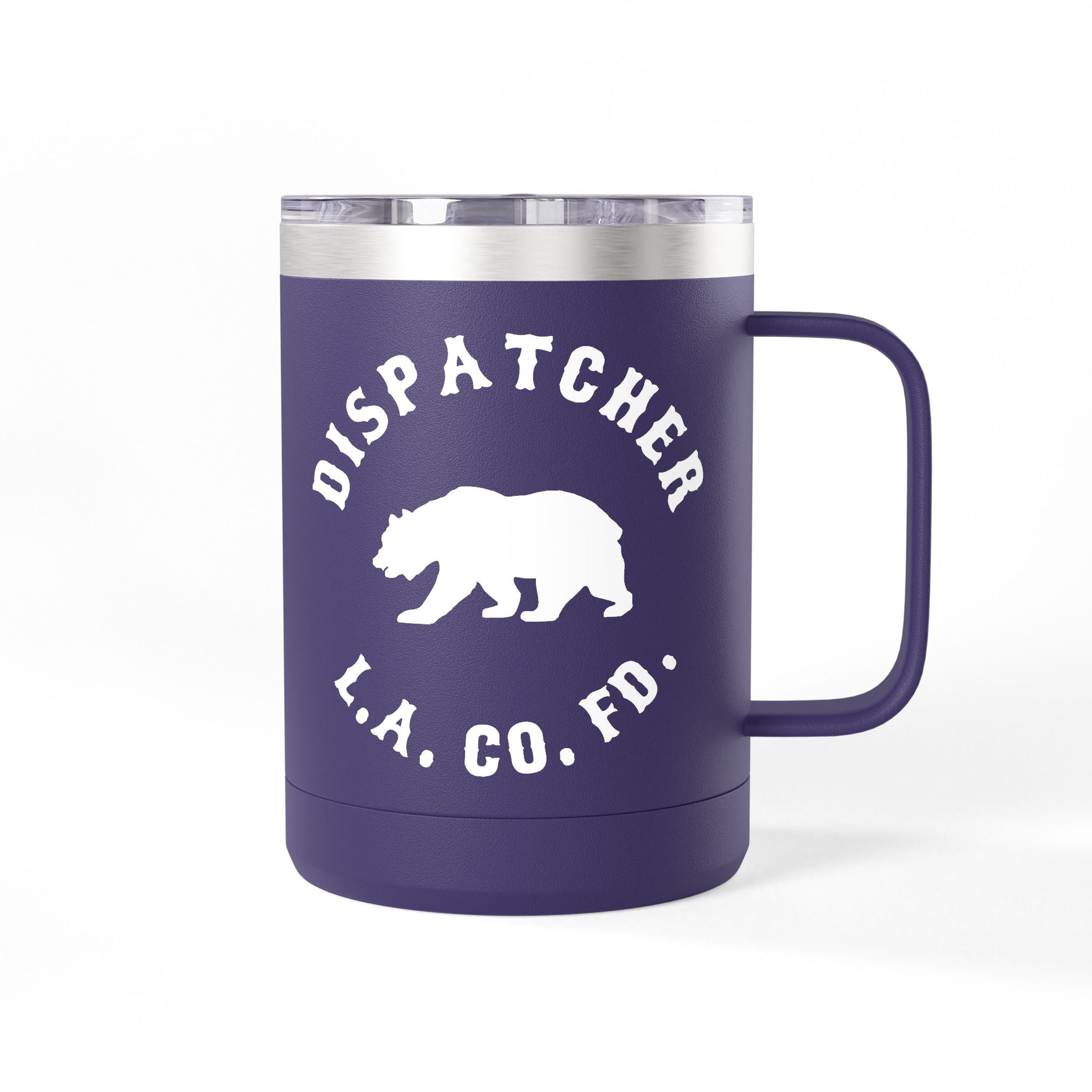 DISPATCHER - Los Angeles County Fire Department Mug Tumbler, 15OZ.