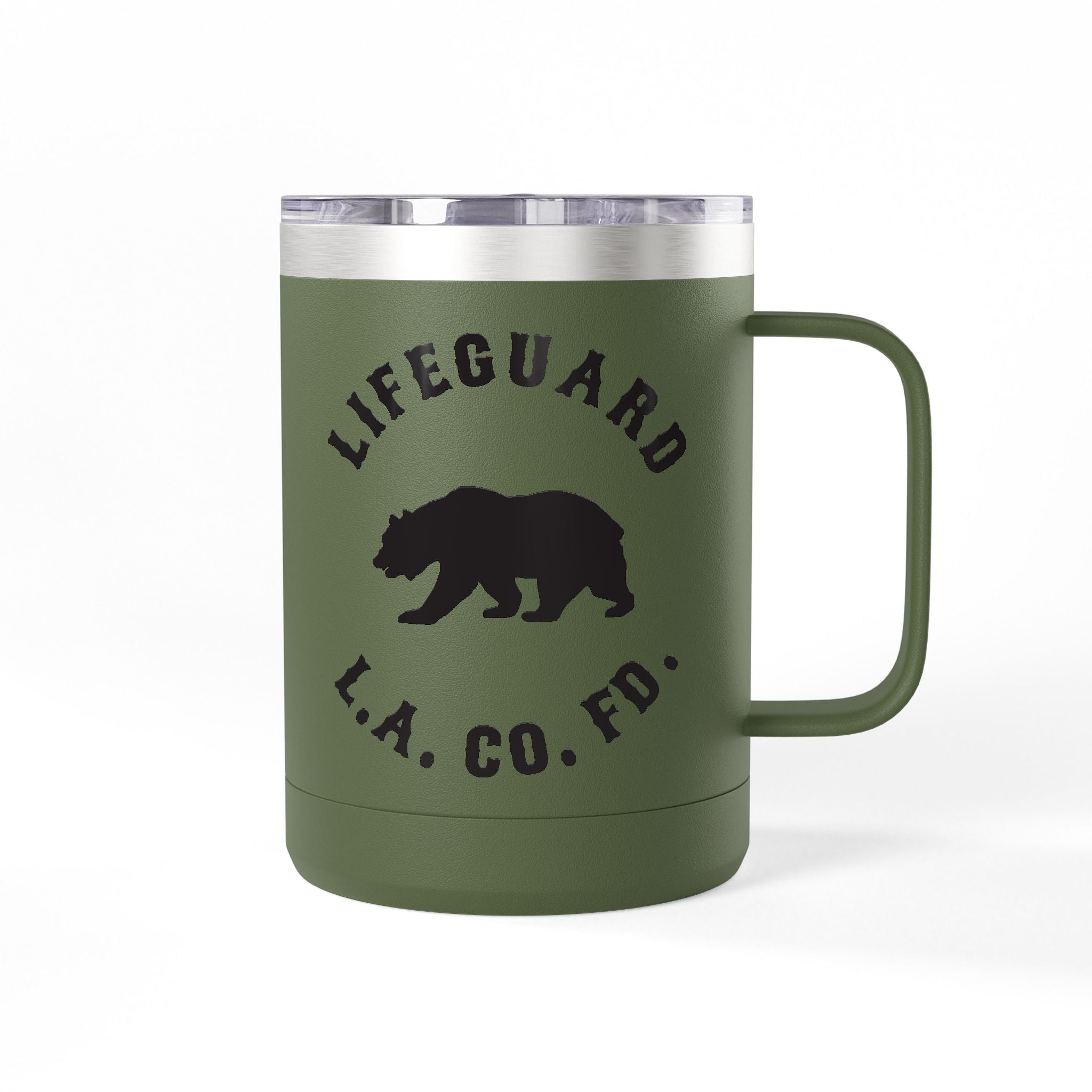 LIFEGUARD - Los Angeles County Fire Department Mug Tumbler, 15OZ.