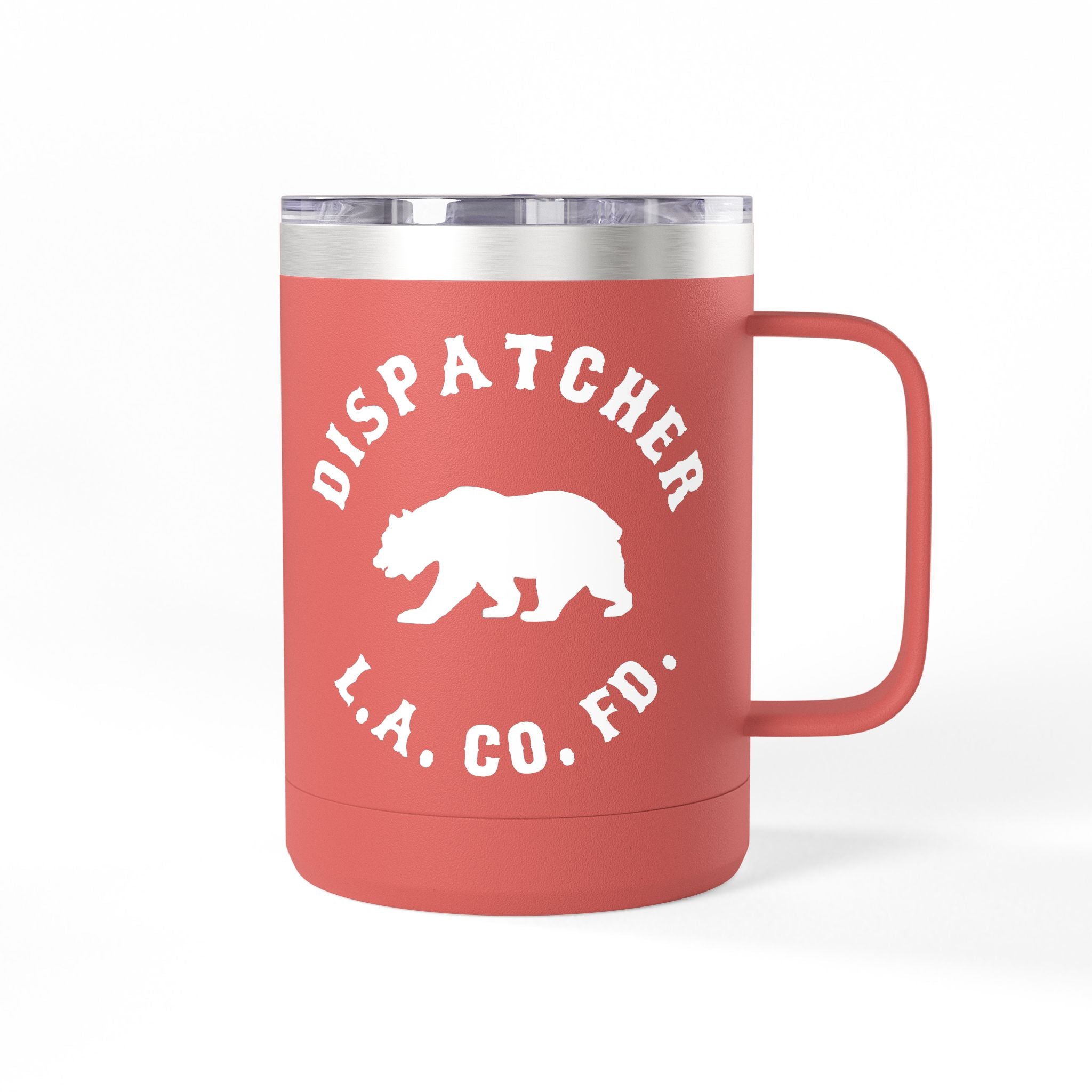 DISPATCHER - Los Angeles County Fire Department Mug Tumbler, 15OZ.