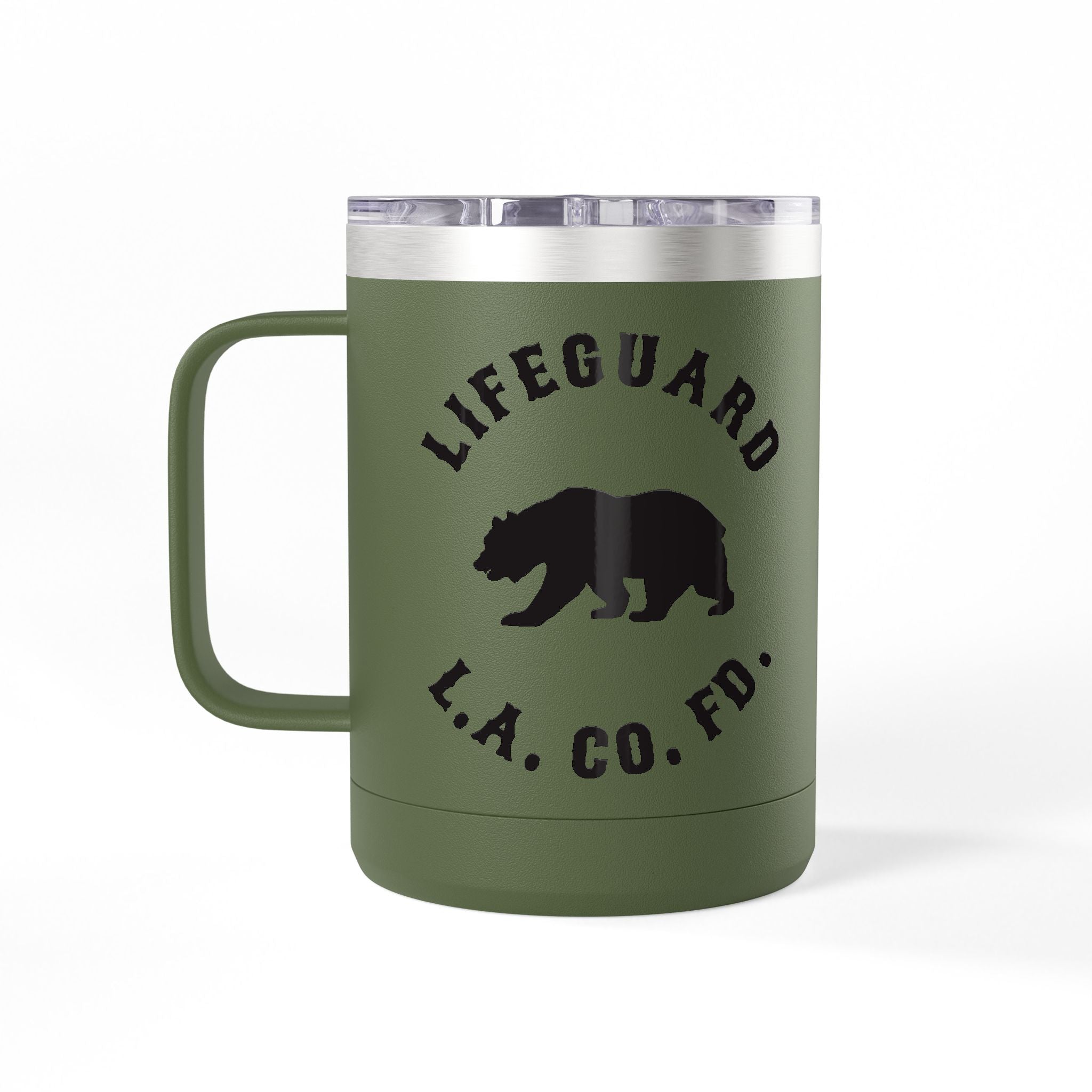 LIFEGUARD - Los Angeles County Fire Department Mug Tumbler, 15OZ.