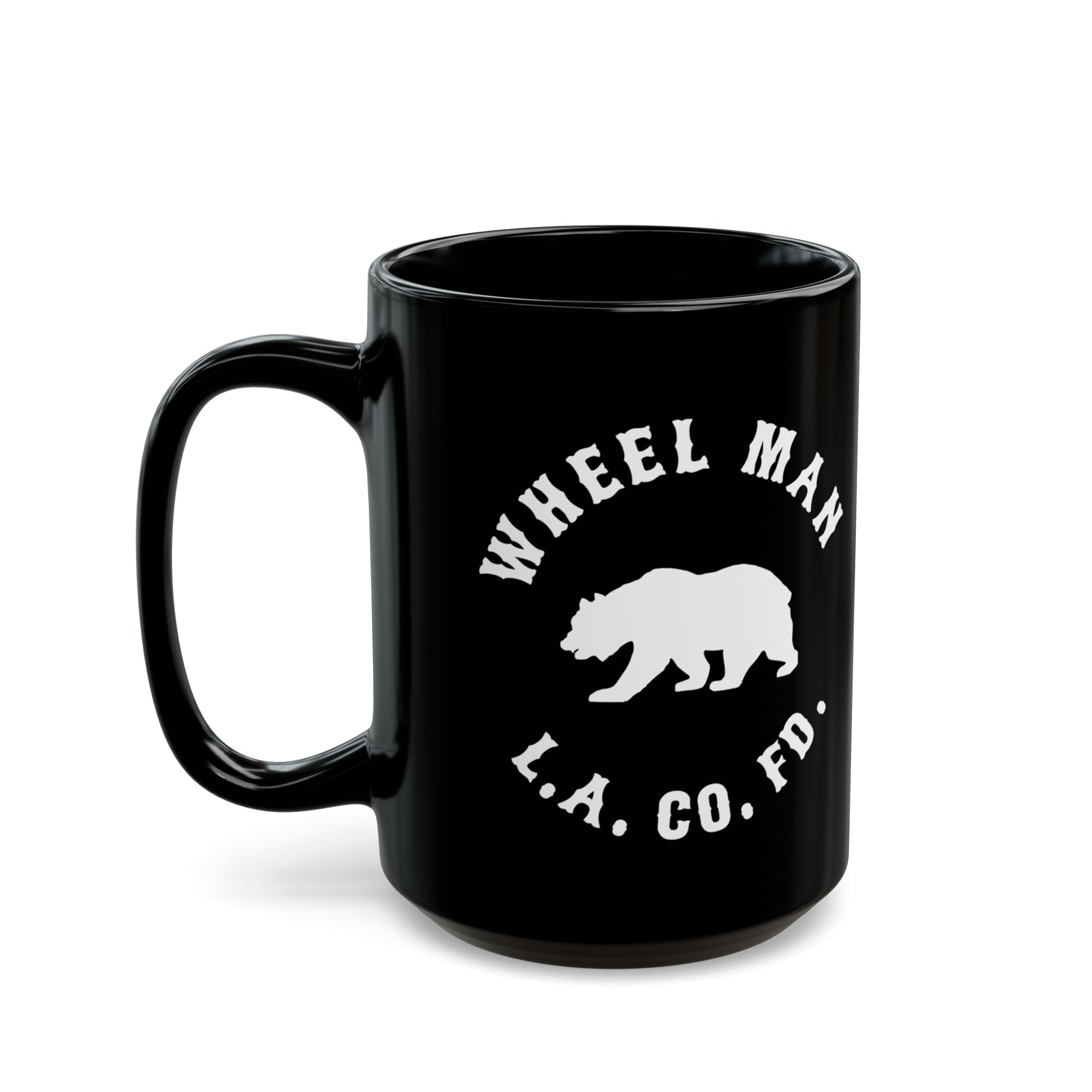 WHEEL MAN- Coffee Mug- Los Angeles County Fire Department - Firefighter