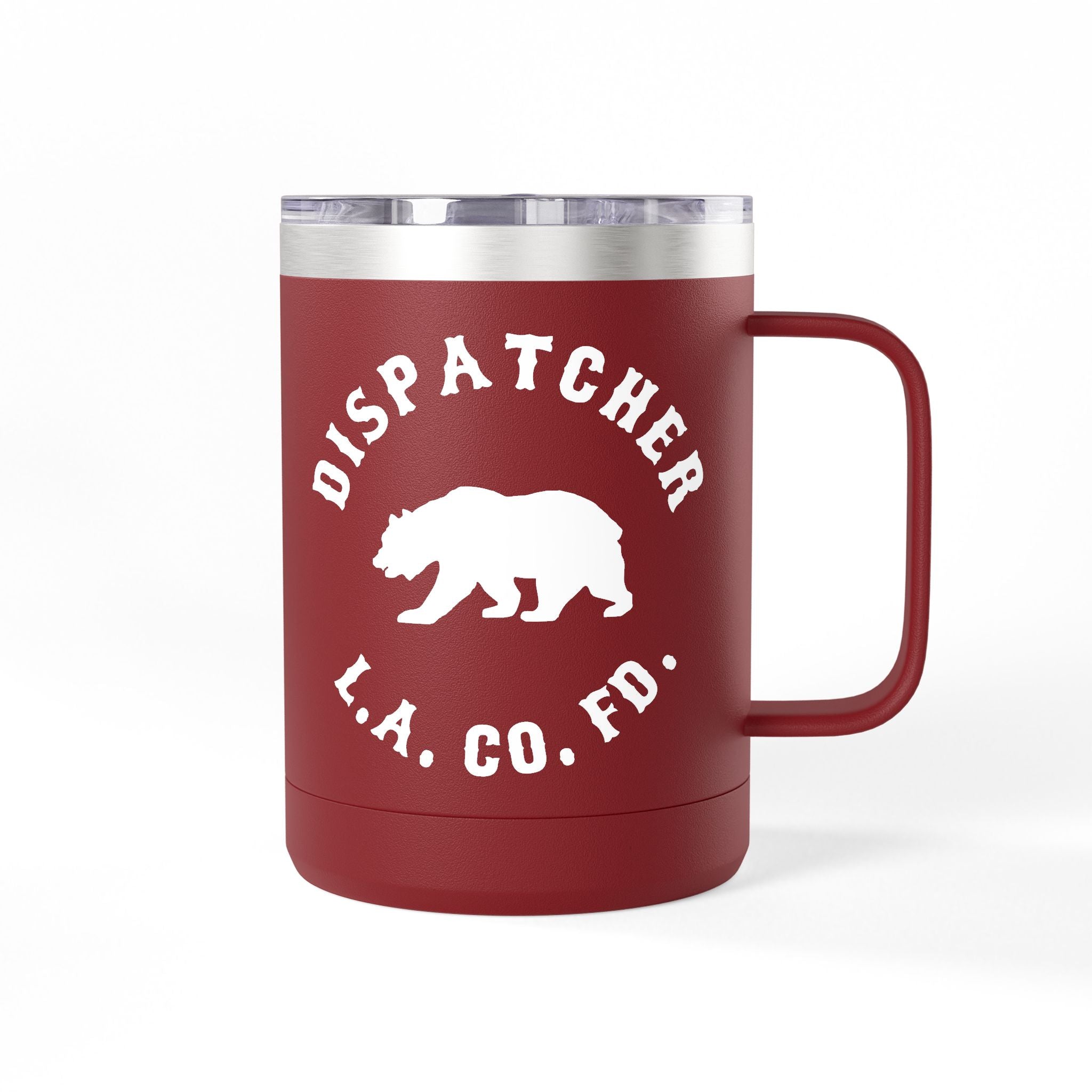 DISPATCHER - Los Angeles County Fire Department Mug Tumbler, 15OZ.