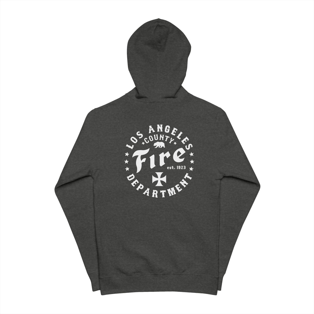 CHARTER - Firefighter Zip Hooded Fleece - Los Angeles County Fire Department - Firefighter