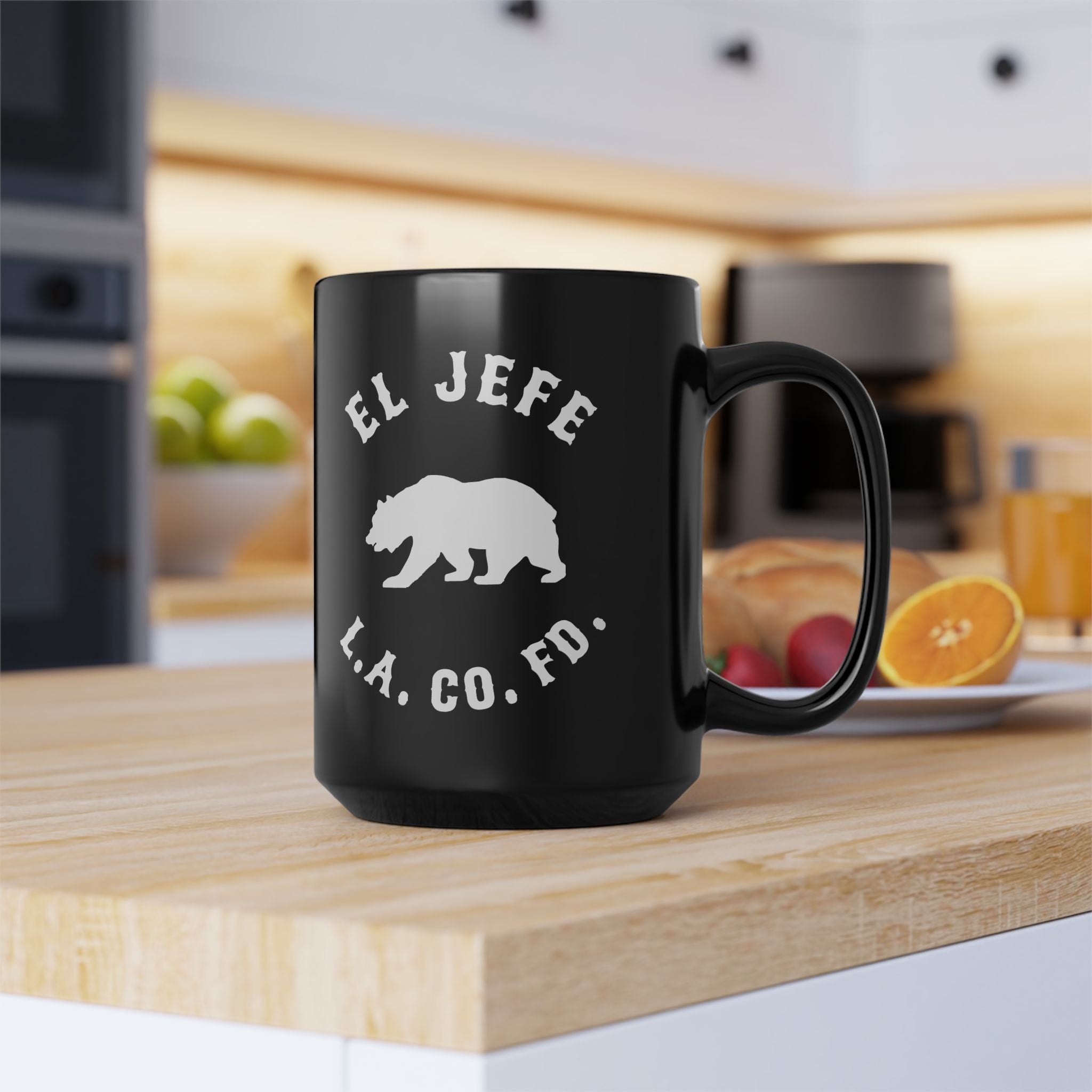 EL JEFE - Coffee Mug- Los Angeles County Fire Department - Firefighter