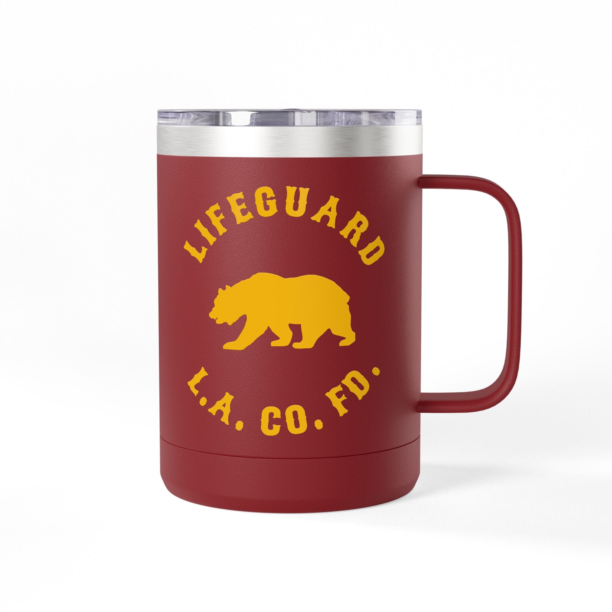 LIFEGUARD - Los Angeles County Fire Department Mug Tumbler, 15OZ.