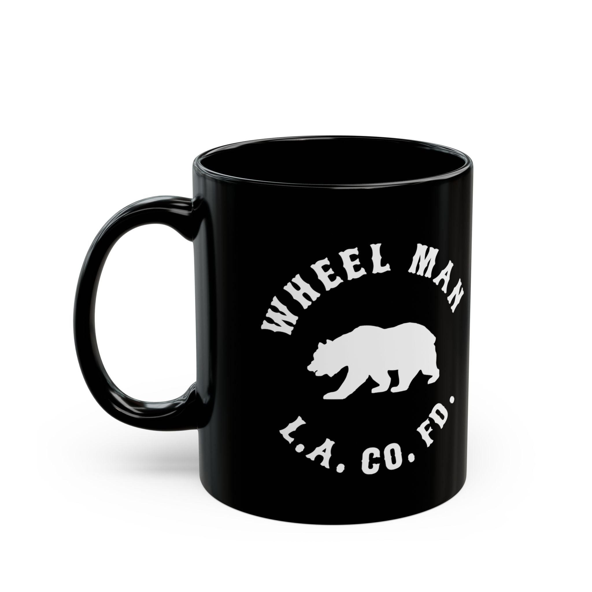 WHEEL MAN- Coffee Mug- Los Angeles County Fire Department - Firefighter