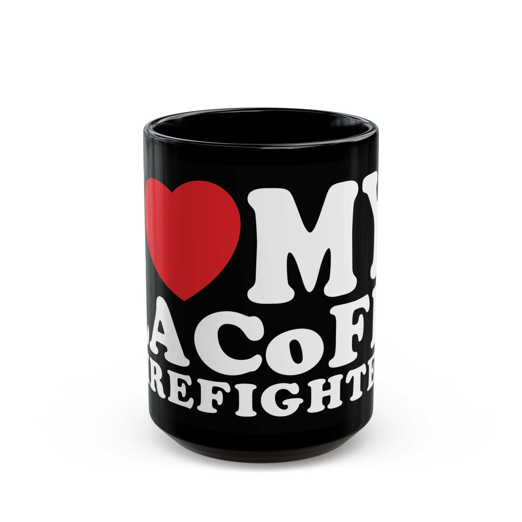 FIREFIGHTER LOVE - Coffee Mug- Los Angeles County Fire Department - Firefighter