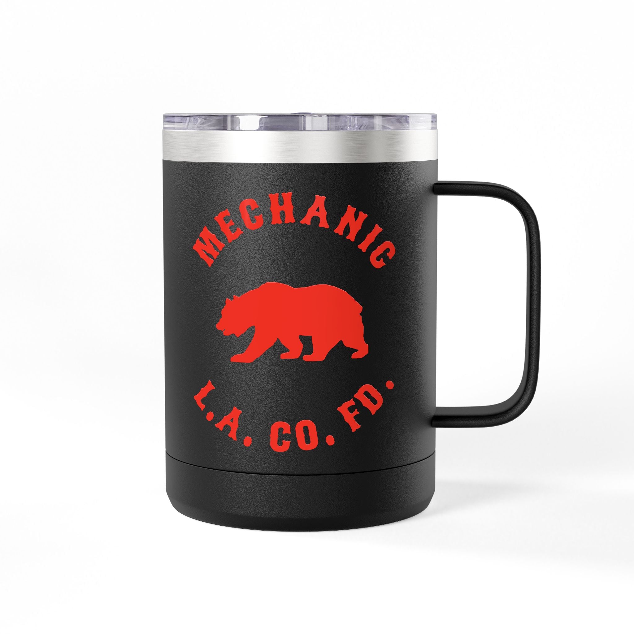 MECHANIC - Los Angeles County Fire Department Mug Tumbler, 15OZ.