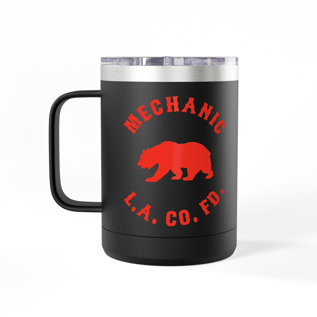 MECHANIC - Los Angeles County Fire Department Mug Tumbler, 15OZ.