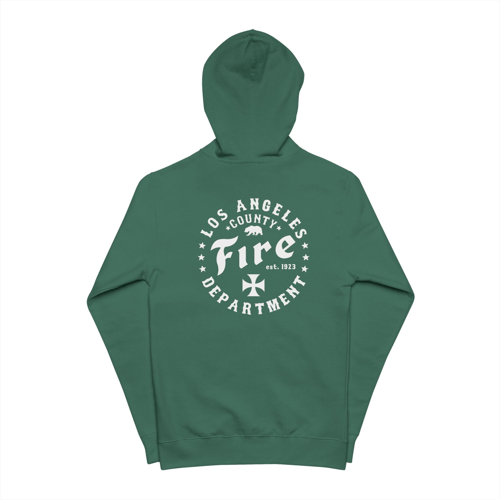 CHARTER - Firefighter Zip Hooded Fleece - Los Angeles County Fire Department - Firefighter