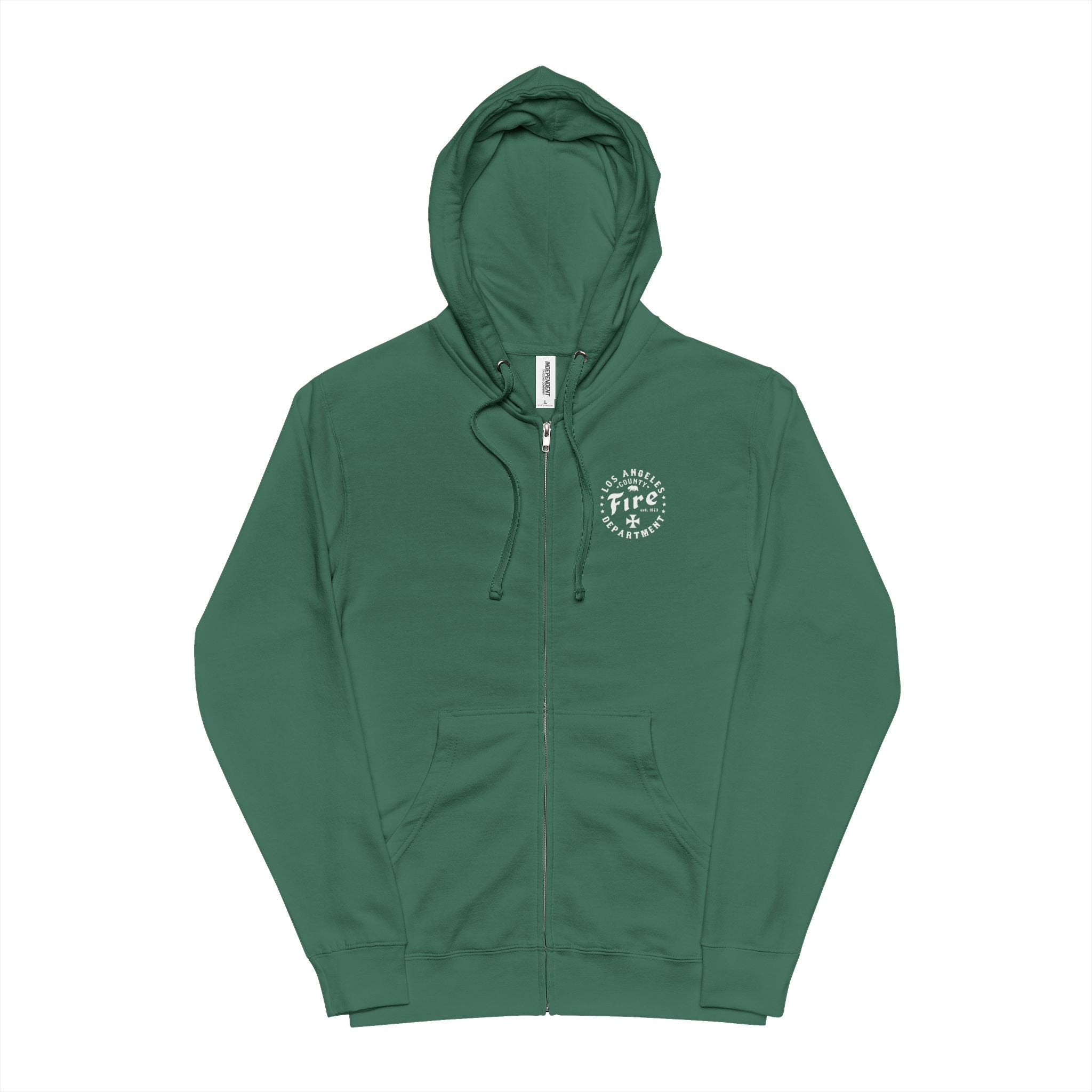 CHARTER - Firefighter Zip Hooded Fleece - Los Angeles County Fire Department - Firefighter