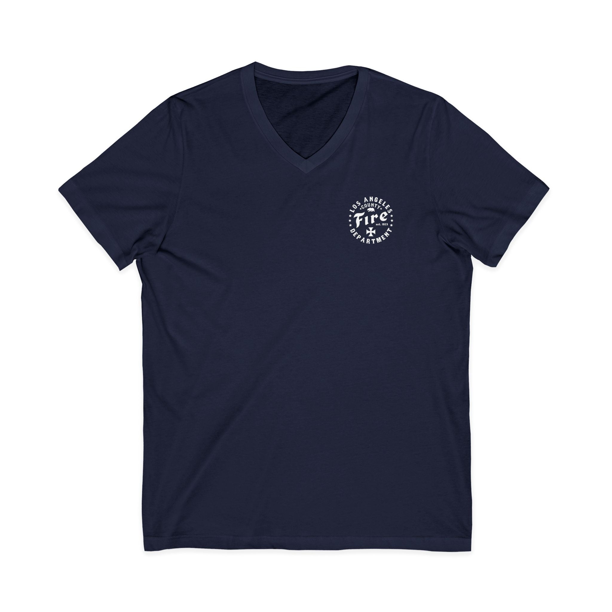 CHARTER - V-Neck T-shirt - Los Angeles County Fire Department - Firefighter