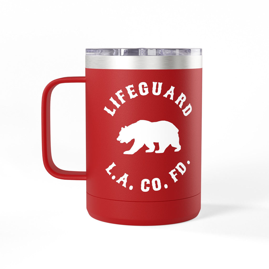 LIFEGUARD - Los Angeles County Fire Department Mug Tumbler, 15OZ.