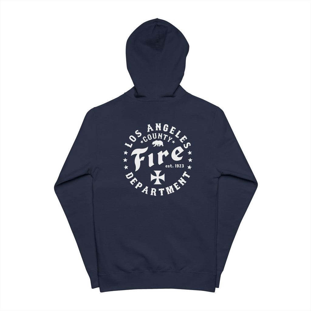 CHARTER - Firefighter Zip Hooded Fleece - Los Angeles County Fire Department - Firefighter