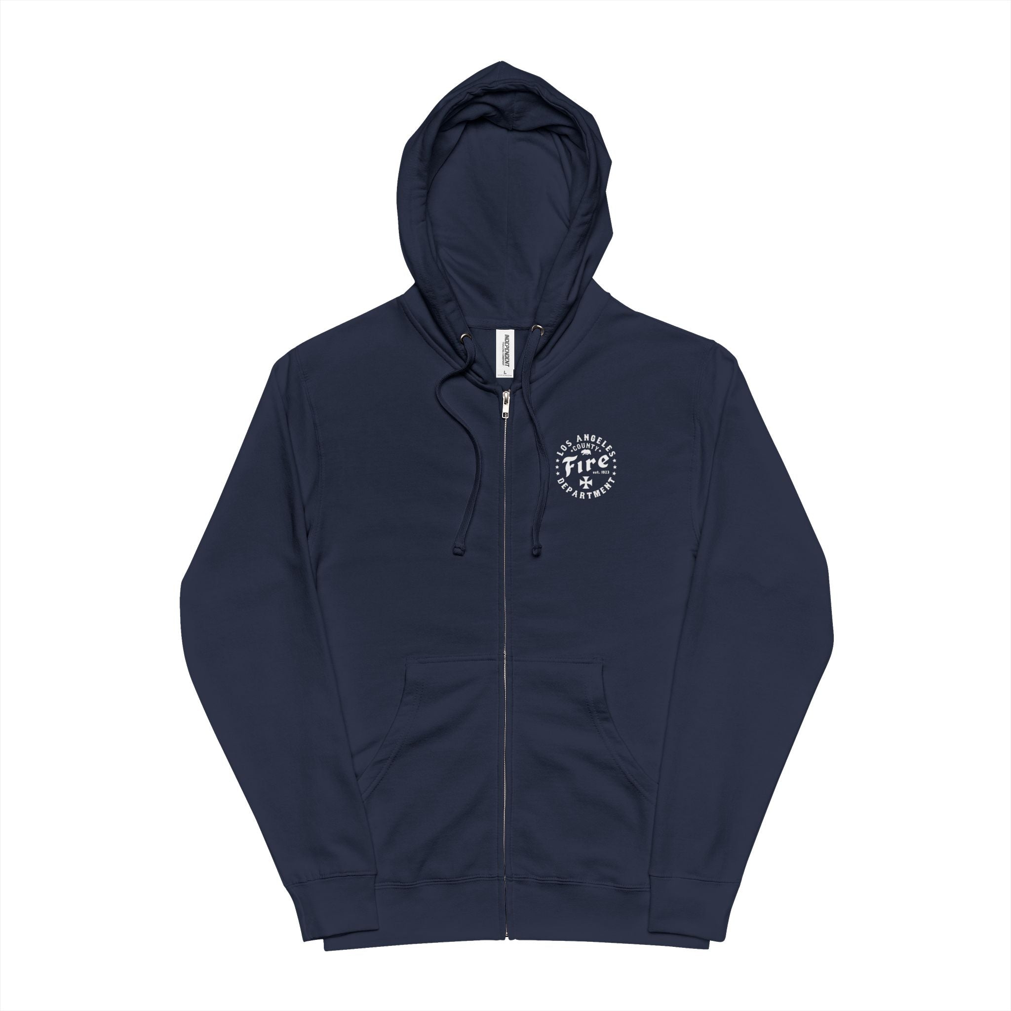 CHARTER - Firefighter Zip Hooded Fleece - Los Angeles County Fire Department - Firefighter