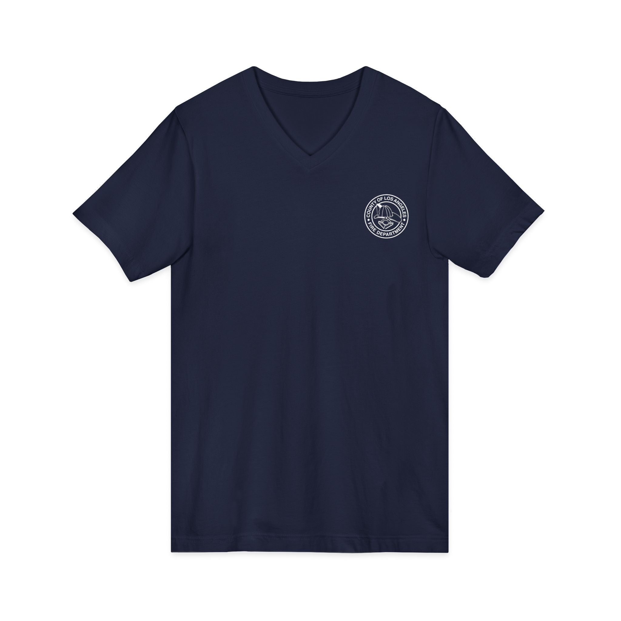 LACOFD firefighter t-shirt front design