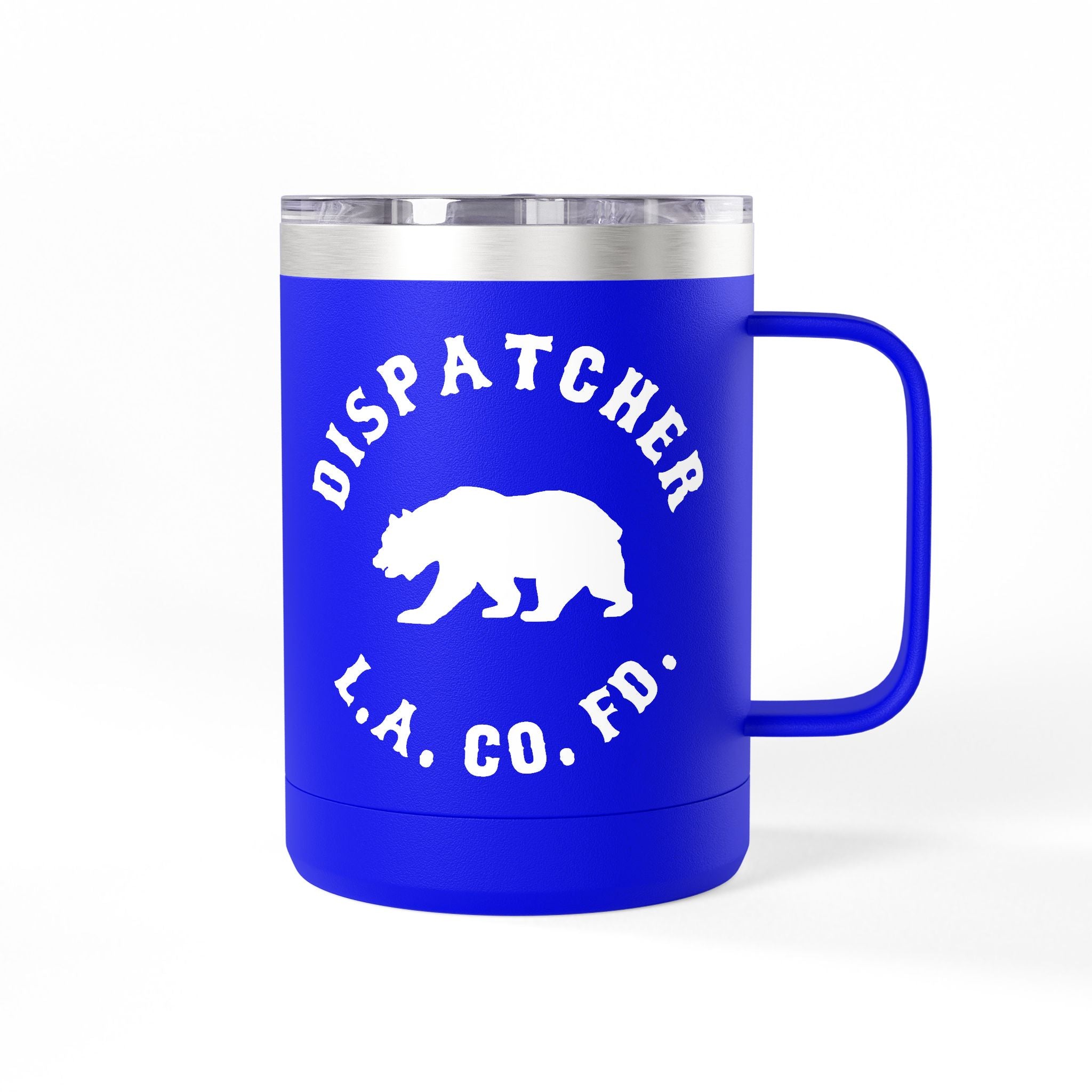 DISPATCHER - Los Angeles County Fire Department Mug Tumbler, 15OZ.