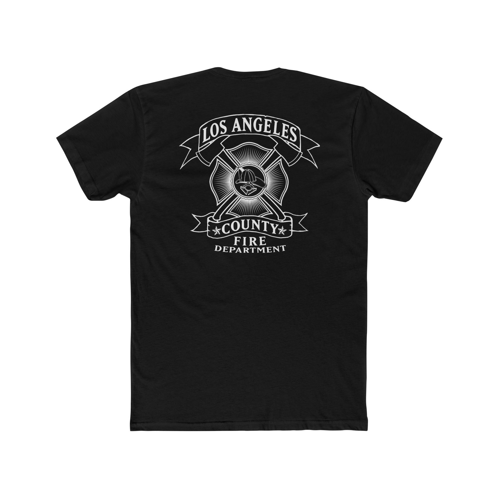 BANNER - Short Sleeve T-Shirt - Los Angeles County Fire Department - Firefighter