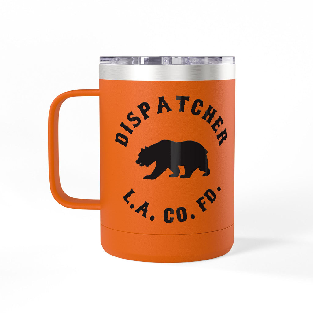 DISPATCHER - Los Angeles County Fire Department Mug Tumbler, 15OZ.