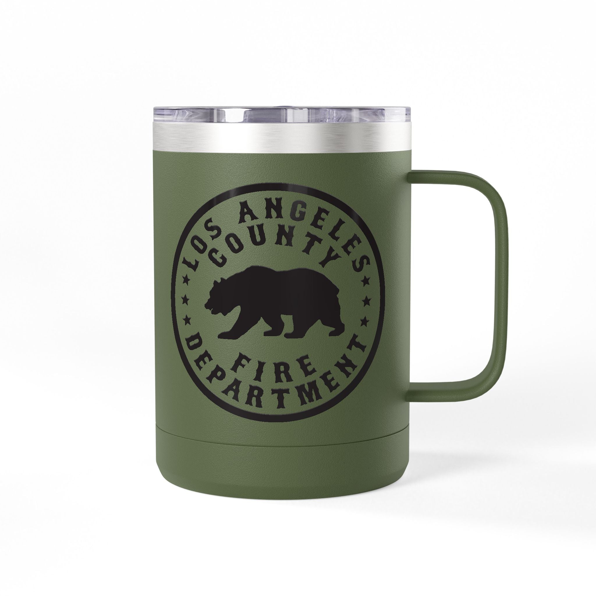 BEAR CRAWL - 15 oz. Coffee Mug -Los Angeles County Fire Department - Firefighter