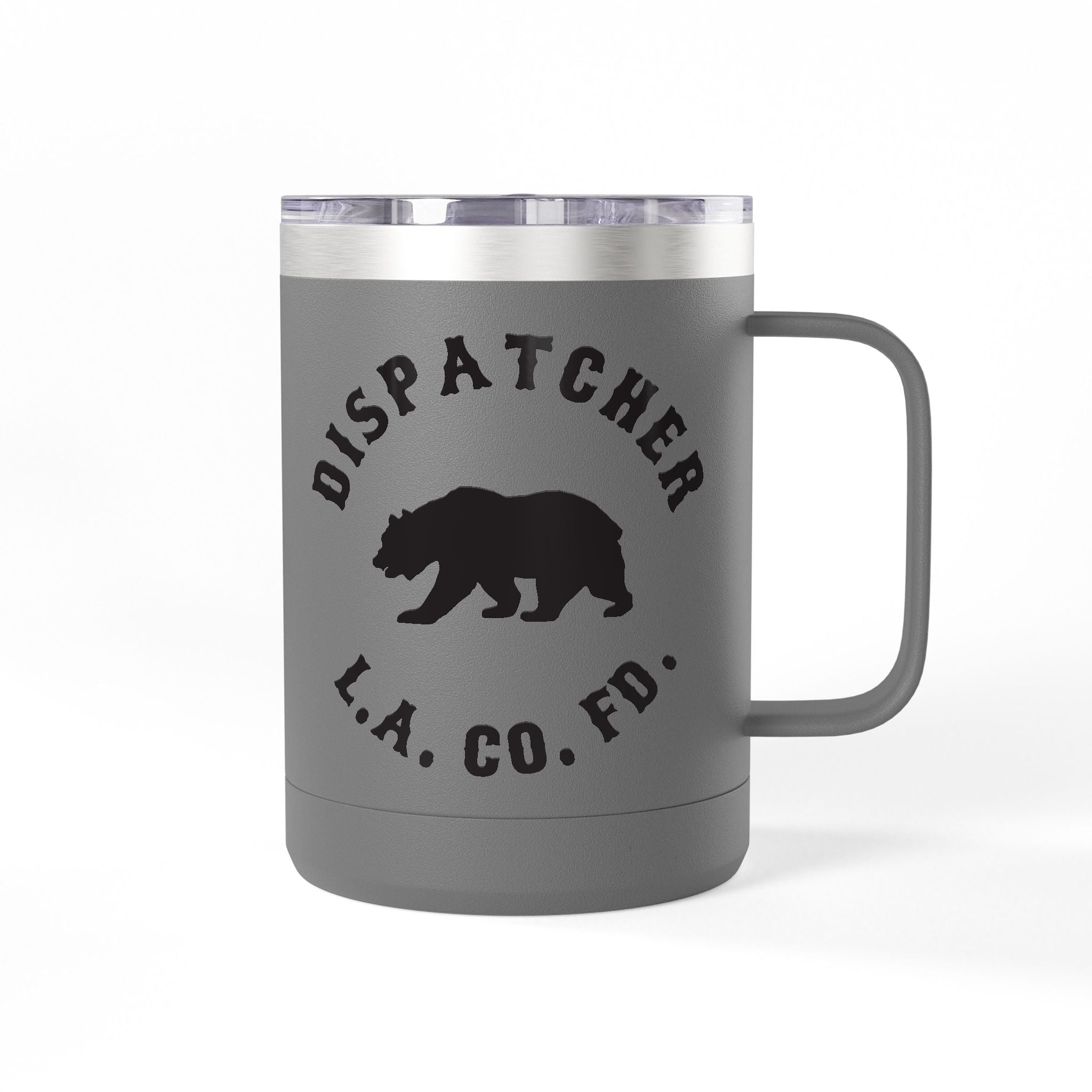DISPATCHER - Los Angeles County Fire Department Mug Tumbler, 15OZ.