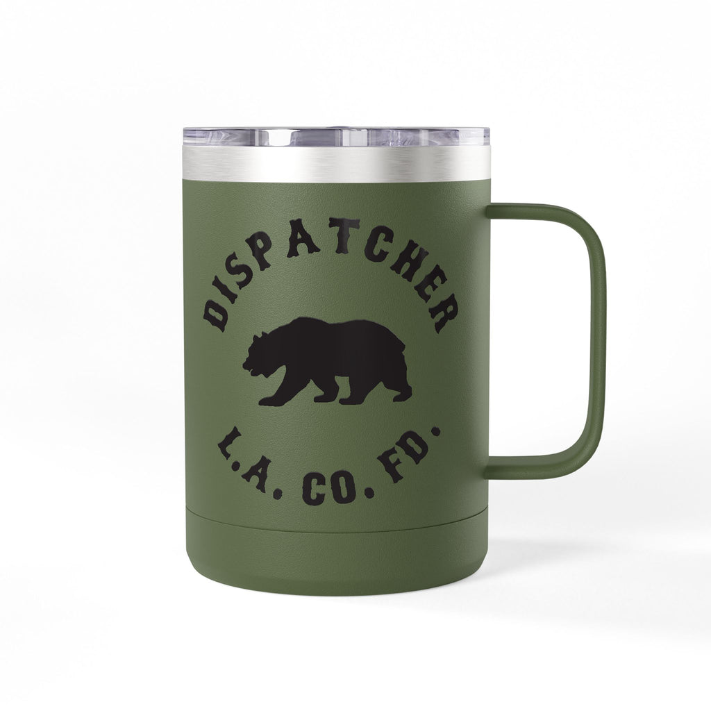 DISPATCHER - Los Angeles County Fire Department Mug Tumbler, 15OZ.