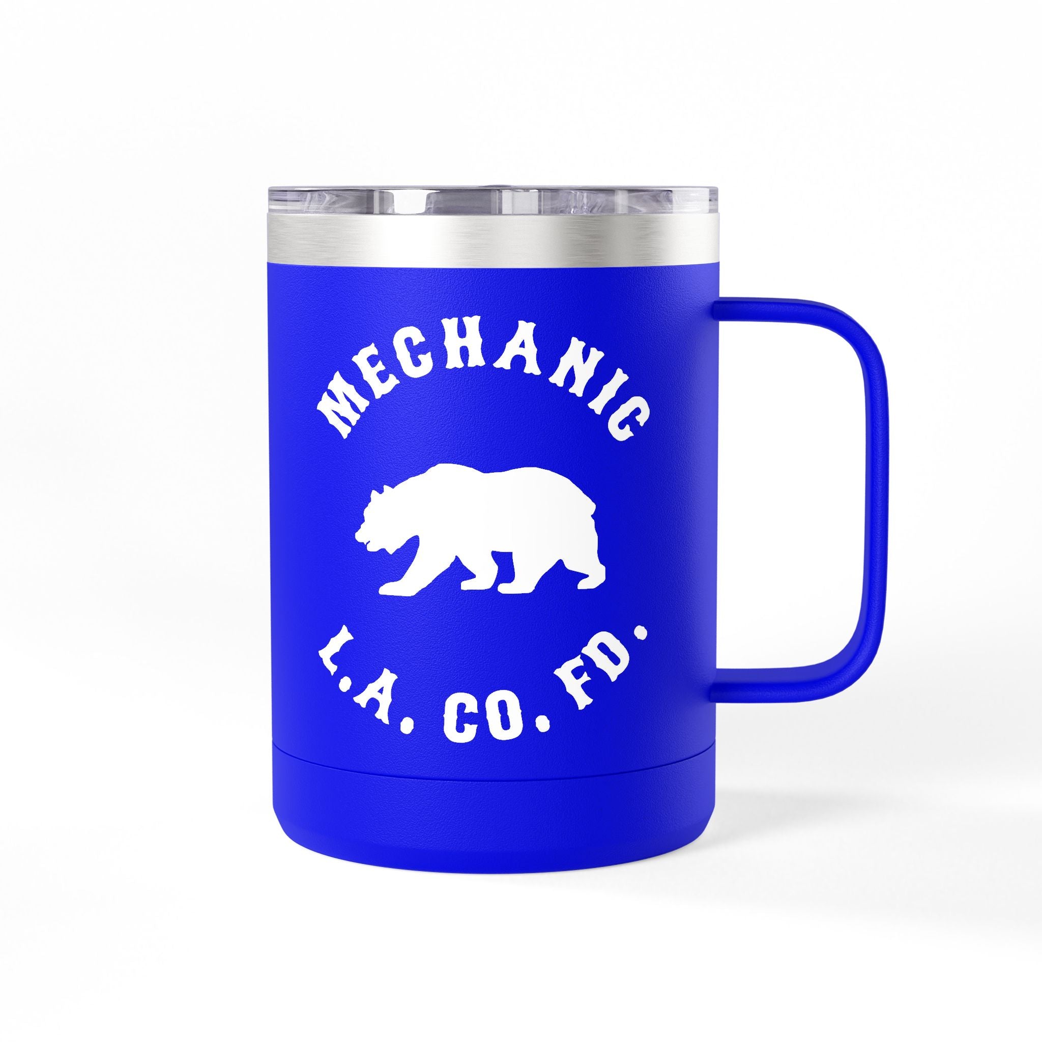 MECHANIC - Los Angeles County Fire Department Mug Tumbler, 15OZ.