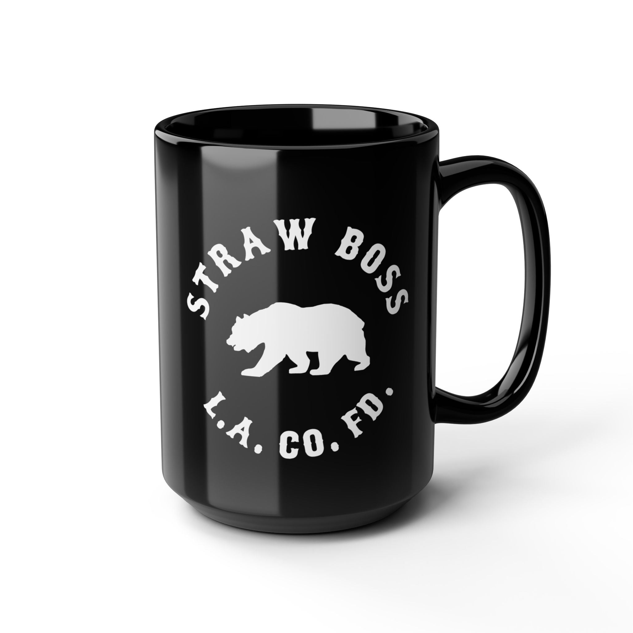 STRAW BOSS - Coffee Mug- Los Angeles County Fire Department - Firefighter