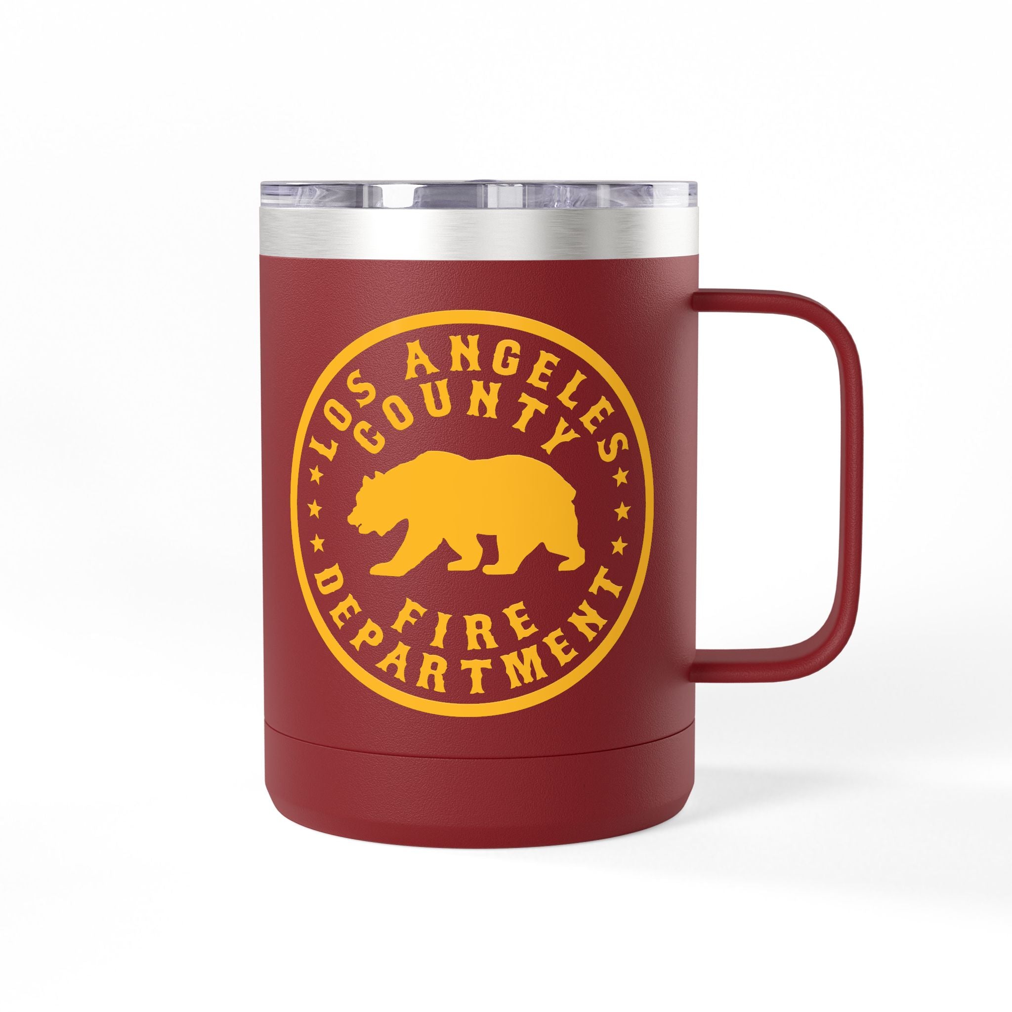 BEAR CRAWL - 15 oz. Coffee Mug -Los Angeles County Fire Department - Firefighter