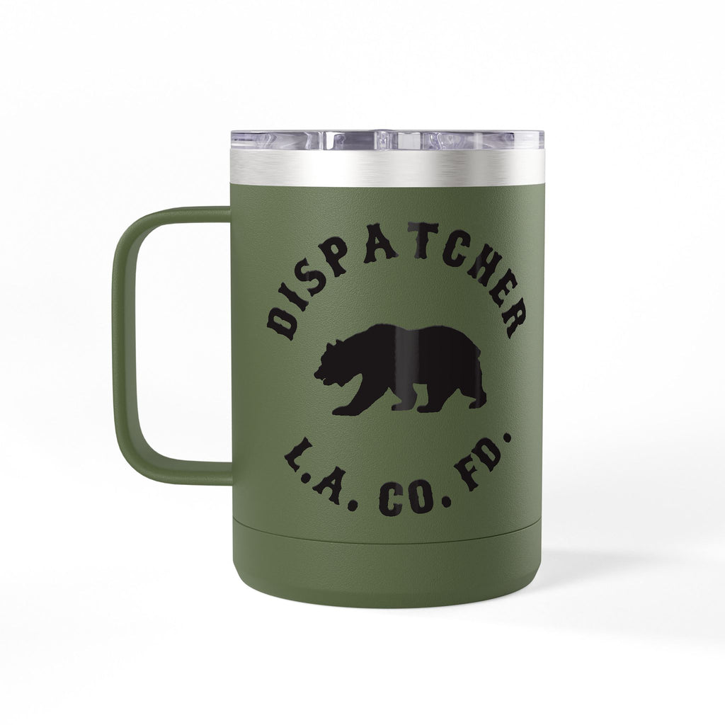 DISPATCHER - Los Angeles County Fire Department Mug Tumbler, 15OZ.
