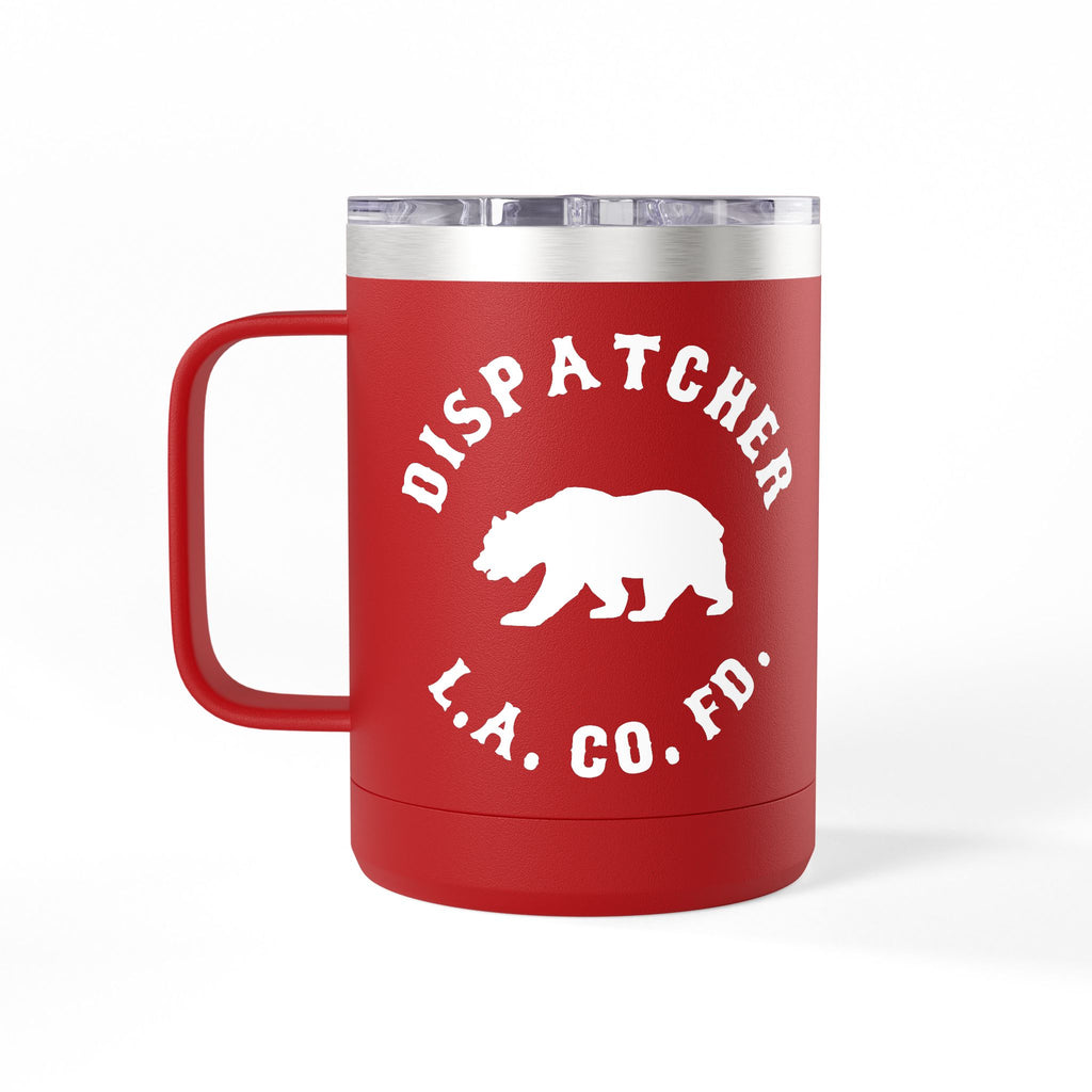 DISPATCHER - Los Angeles County Fire Department Mug Tumbler, 15OZ.