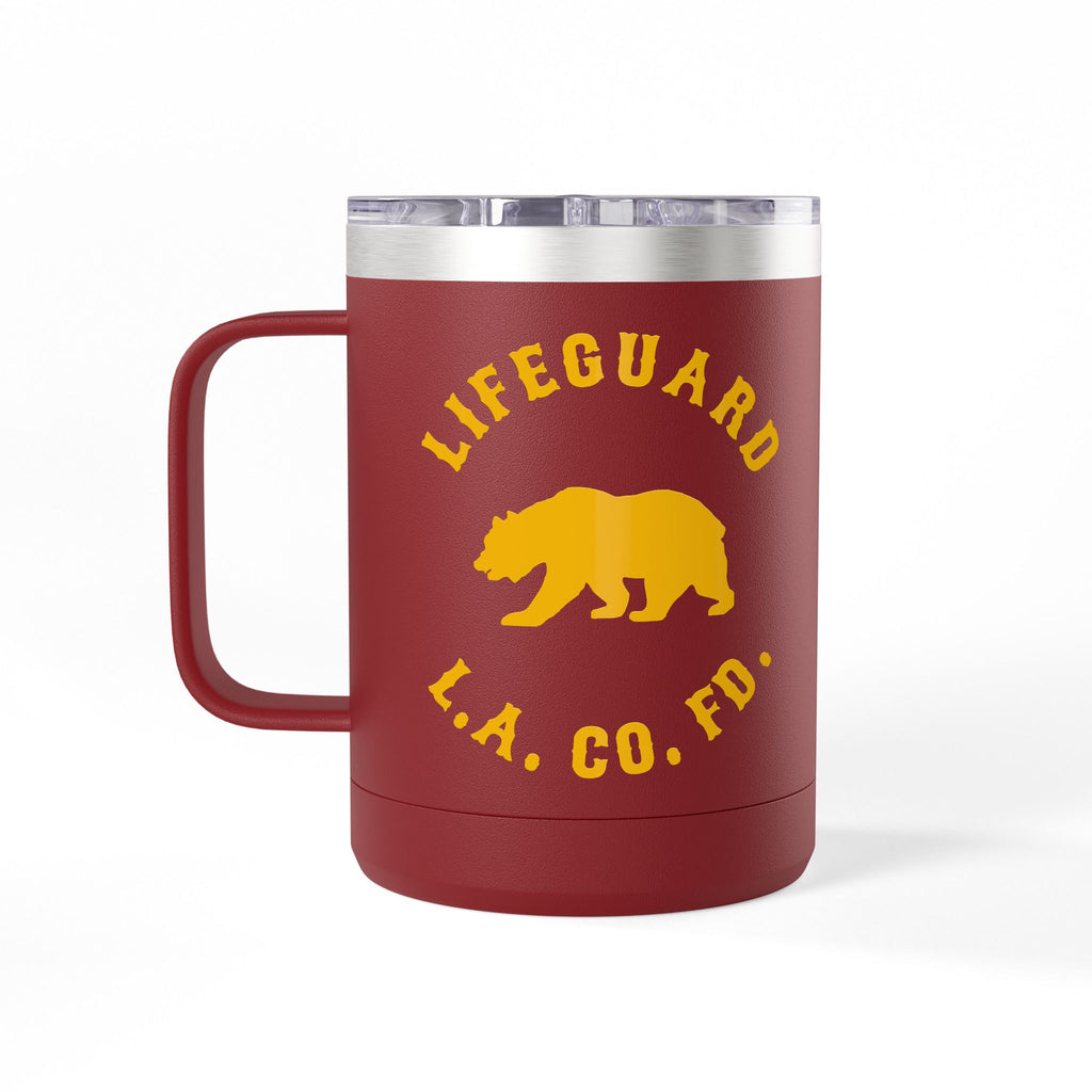 LIFEGUARD - Los Angeles County Fire Department Mug Tumbler, 15OZ.
