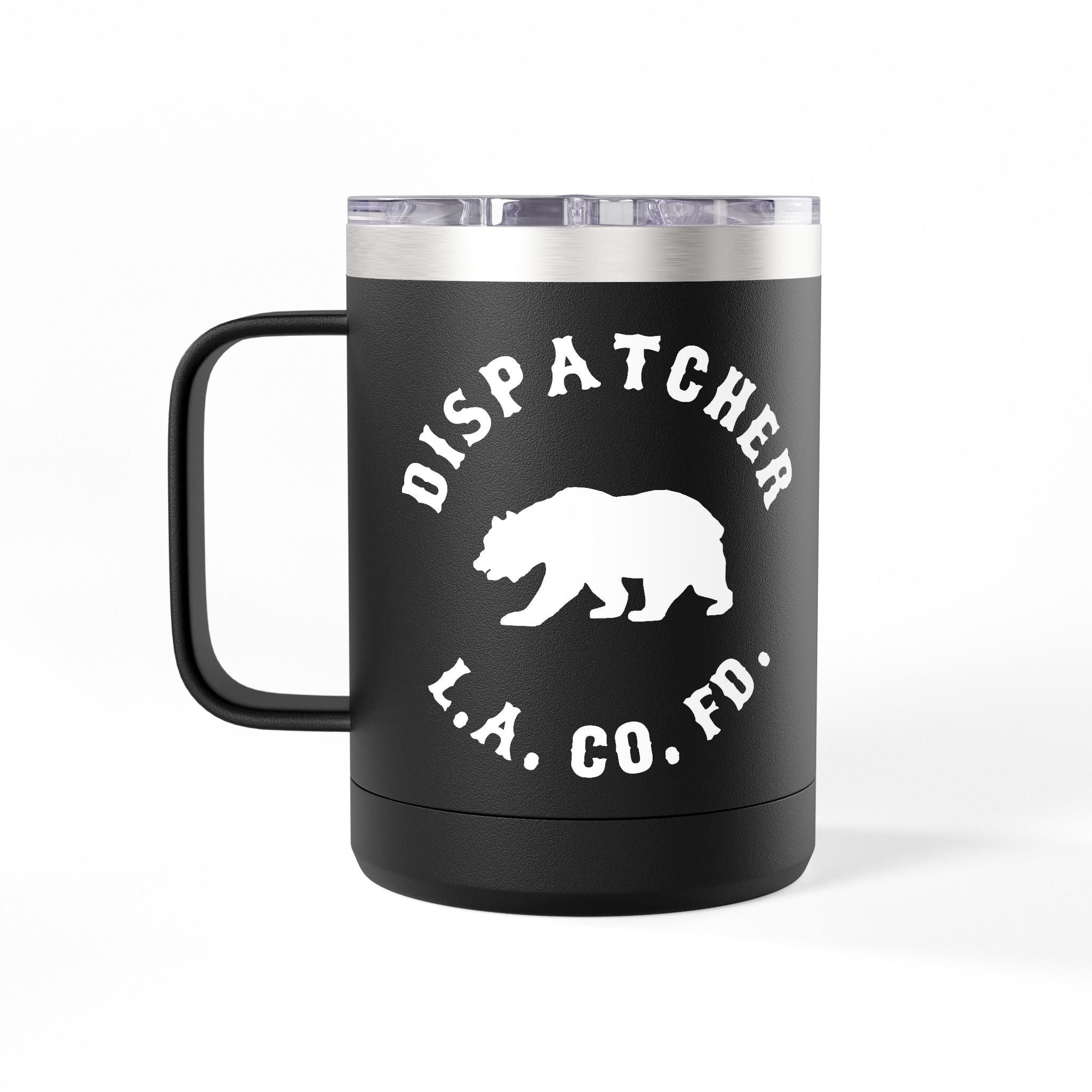 DISPATCHER - Los Angeles County Fire Department Mug Tumbler, 15OZ.