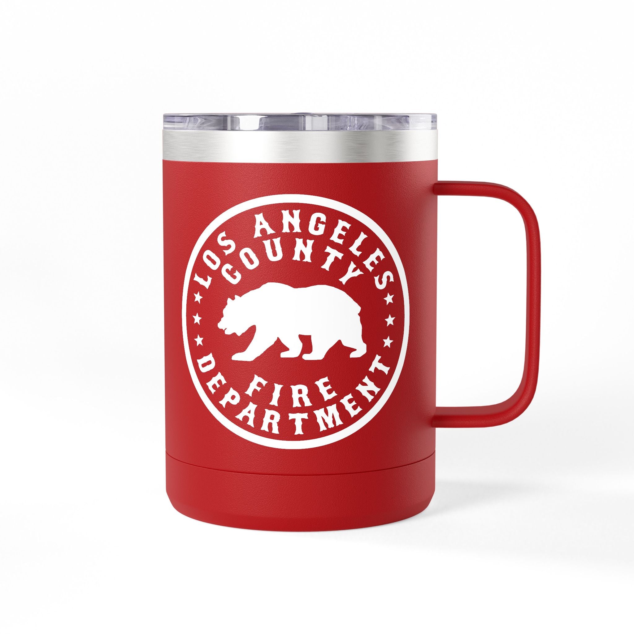 BEAR CRAWL - 15 oz. Coffee Mug -Los Angeles County Fire Department - Firefighter