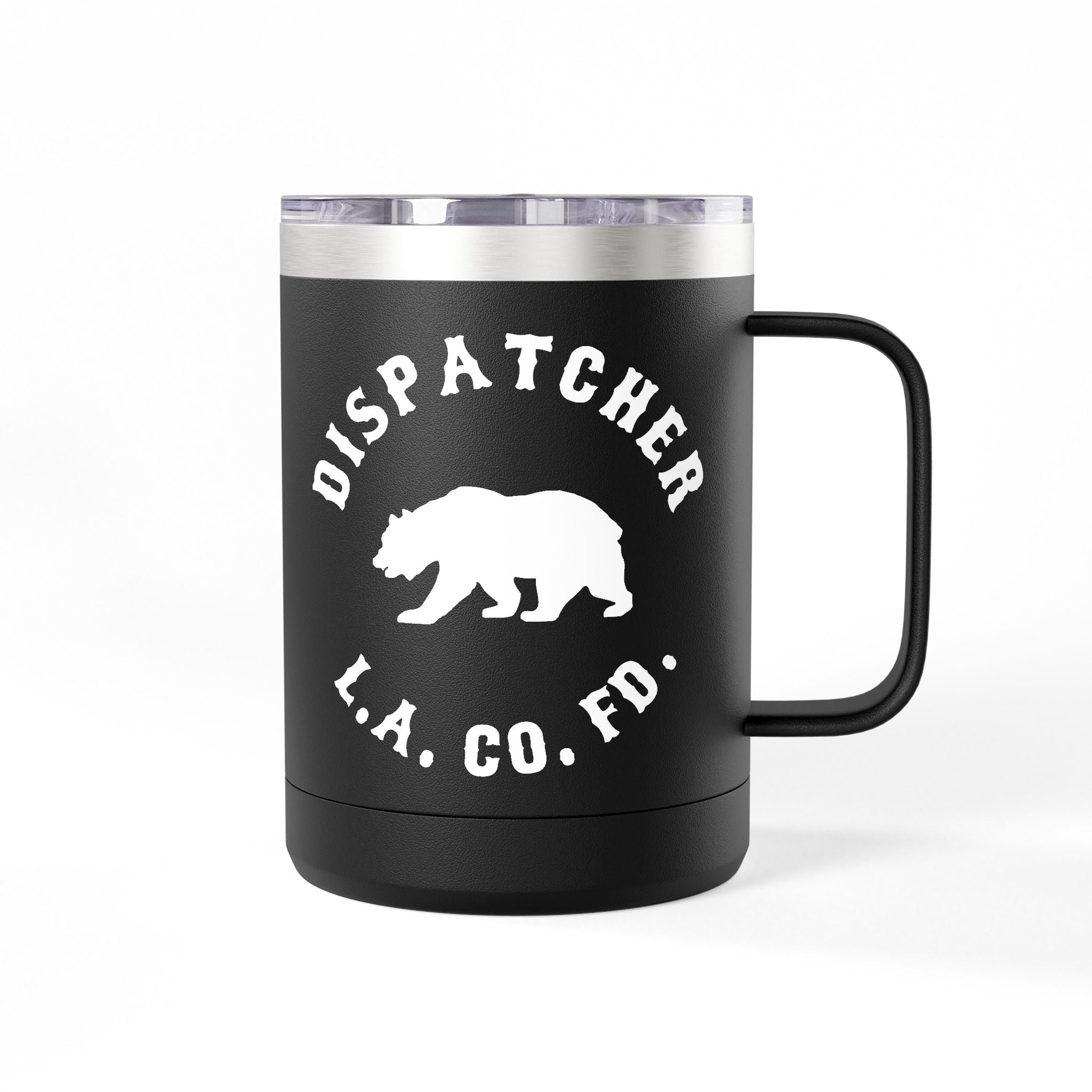 DISPATCHER - Los Angeles County Fire Department Mug Tumbler, 15OZ.