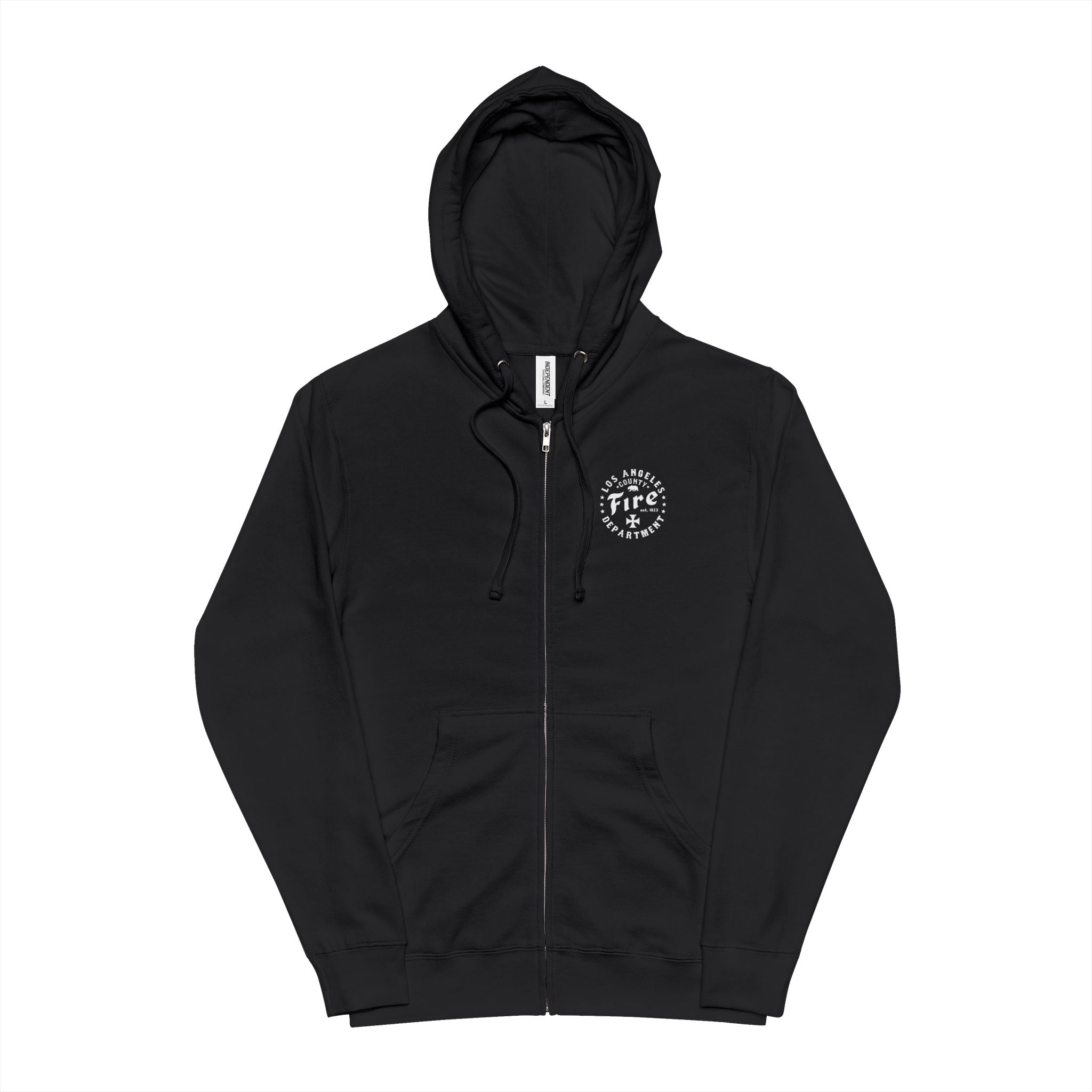 CHARTER - Firefighter Zip Hooded Fleece - Los Angeles County Fire Department - Firefighter