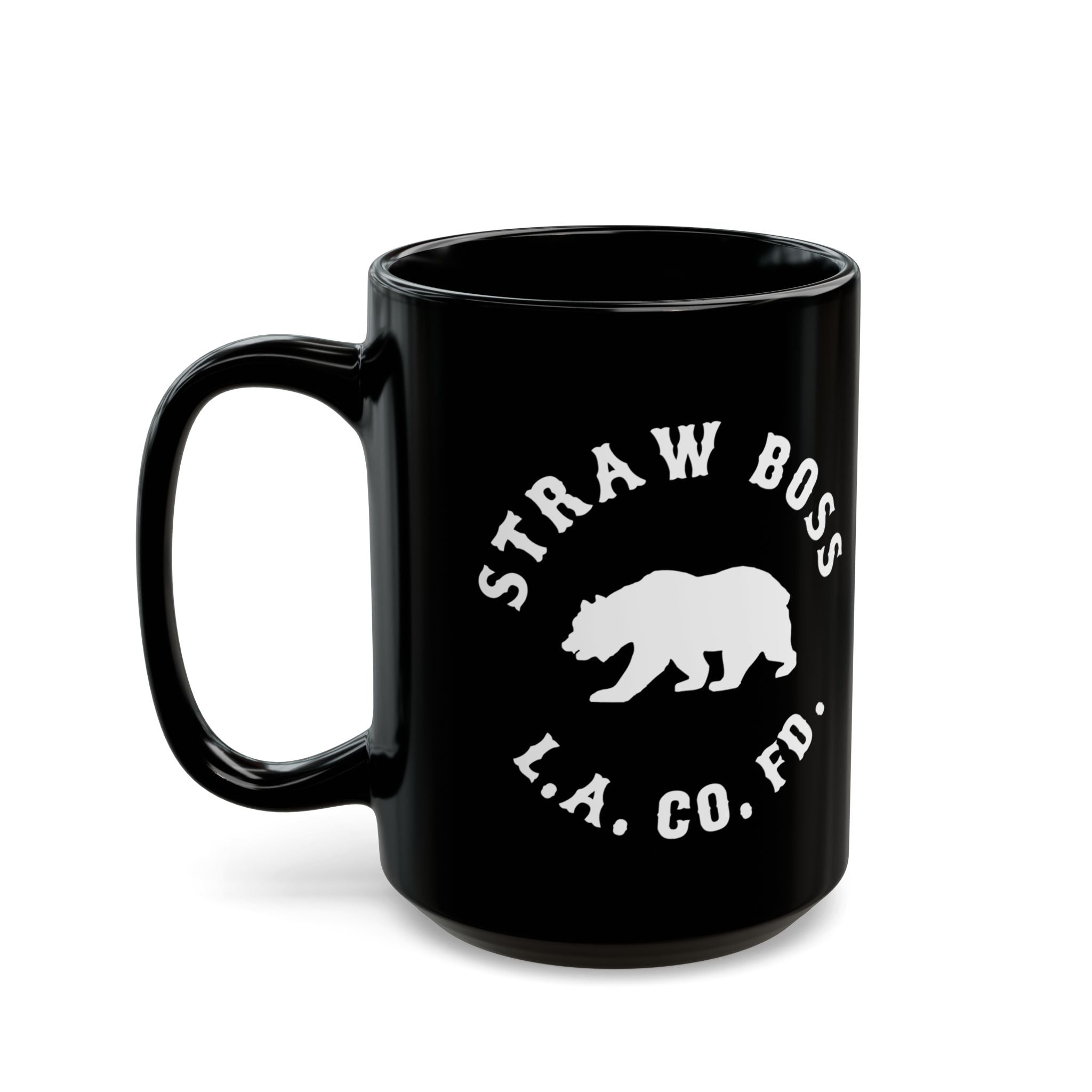 STRAW BOSS - Coffee Mug- Los Angeles County Fire Department - Firefighter