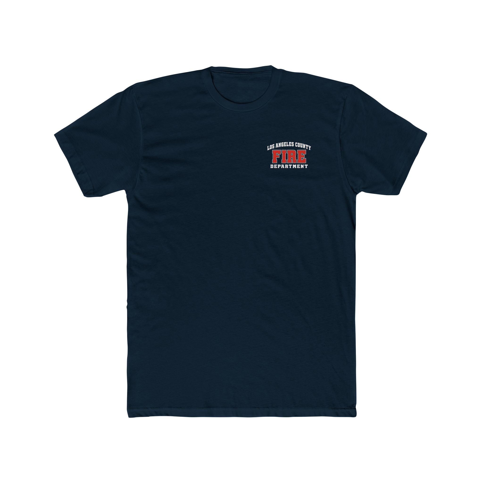 LACOFD firefighter t-shirt front design